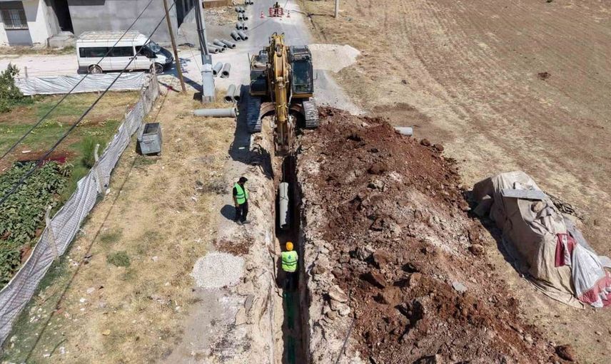 Kızıltepe’ye yeni kanalizasyon hattı yatırımı: MARSU çalışmalarını sürdürüyor