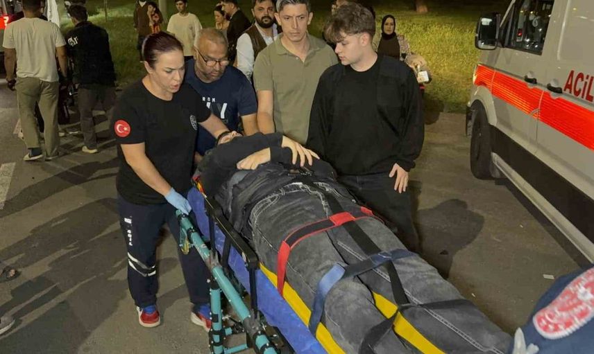 Samsun'da motosiklet ve otomobilin karıştığı kaza: İki kişi yaralandı