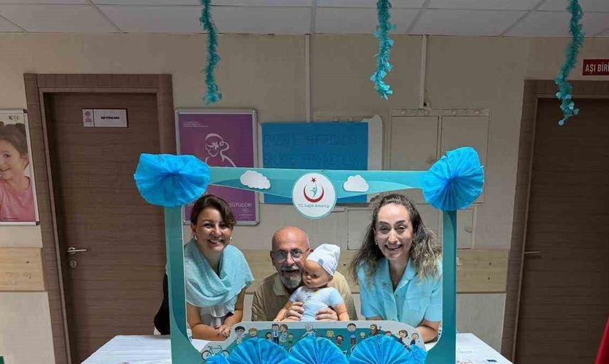 Bafra'da Dünya Emzirme Haftası etkinlikleriyle anne sütünün önemi vurgulandı