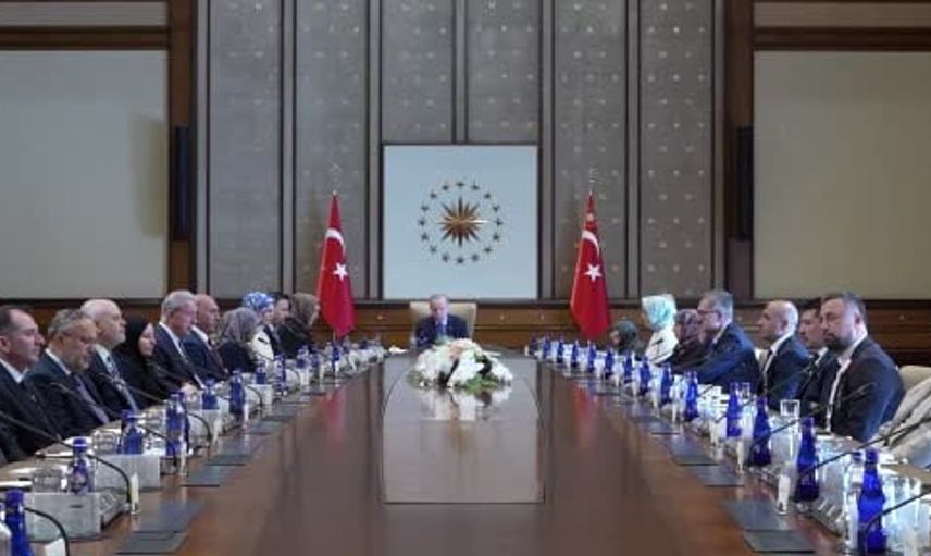 Cumhurbaşkanı Erdoğan, şehit aileleriyle bir araya geldi