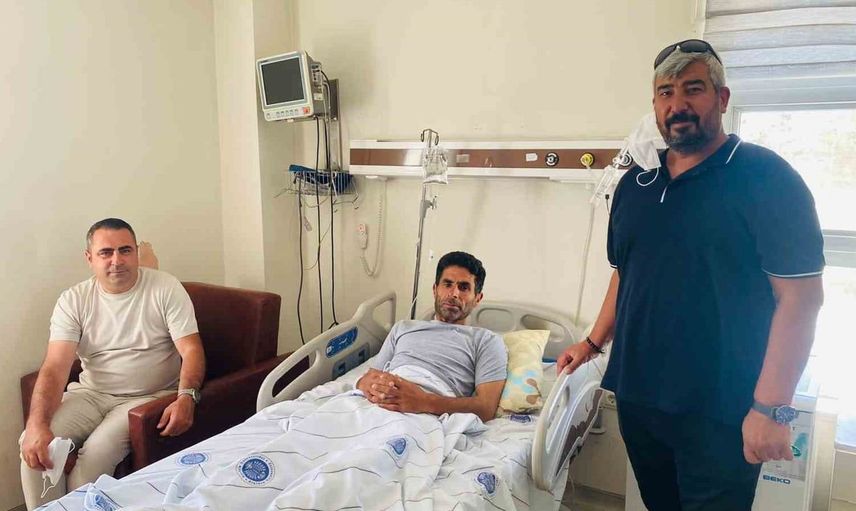 Bayburt’ta kene ısıran yetiştirici hastaneye kaldırıldı