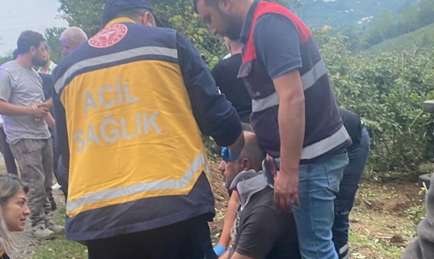 Ordu’da çakıl yüklü kamyon ile otomobil çarpıştı: 2 yaralı