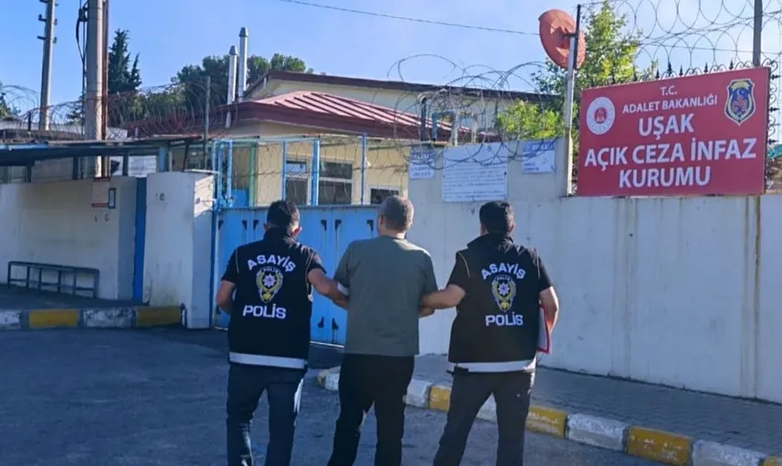 Uşak’ta 26 yıllık hükümlü, polis operasyonuyla yakalandı