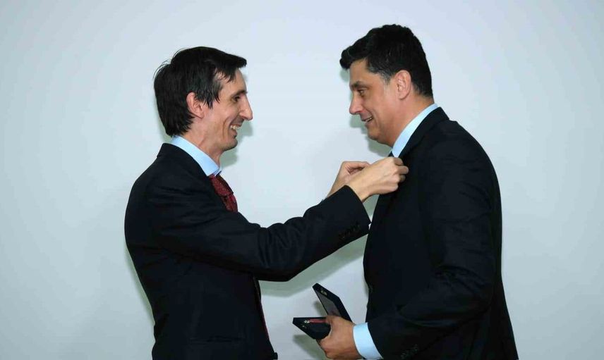 Gökhan Maraş, İtalya Devlet Nişanı ile onurlandırıldı