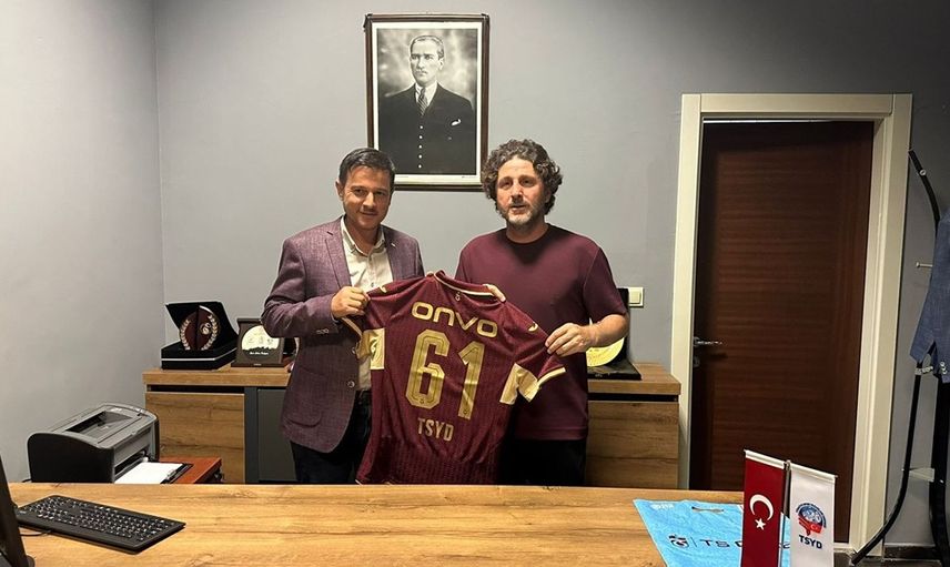 Fatih Tekke, TSYD Trabzon Şubesi'ni Ziyaret Etti