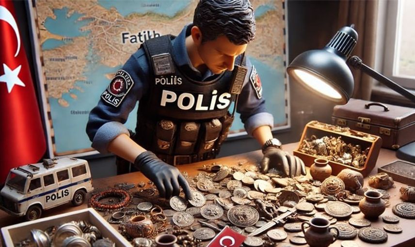 Fatih'te Tarihi Eser Operasyonu: Yüzlerce Tarihi Parça Ele Geçirildi