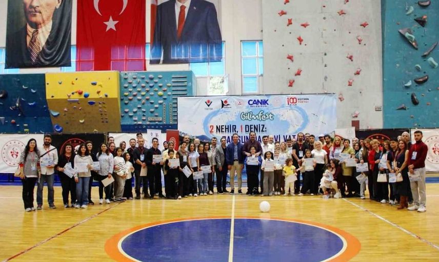Canik’te gençler mavi vatan bilinciyle projeler geliştirdi