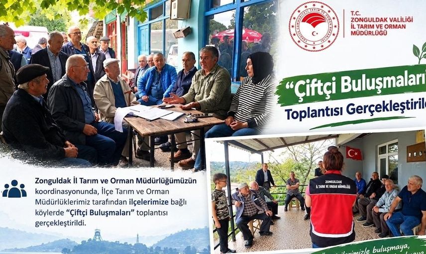 Zonguldak'ta çiftçi buluşmalarında tarımsal destekler masaya yatırıldı
