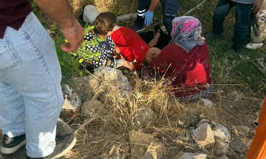 Gölbaşı'nda ceviz ağacından düşen kişi hastaneye kaldırıldı