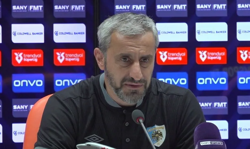 Erzurumspor'un teknik direktörü serkan özbalta, maçın hakkını değerlendirdi