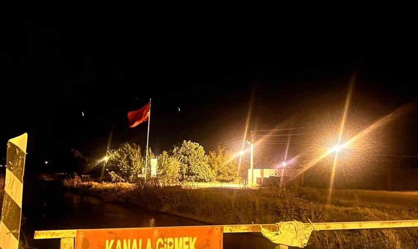 Manisa'da sulama kanalına düşen motosiklet sürücüsü hayatını kaybetti