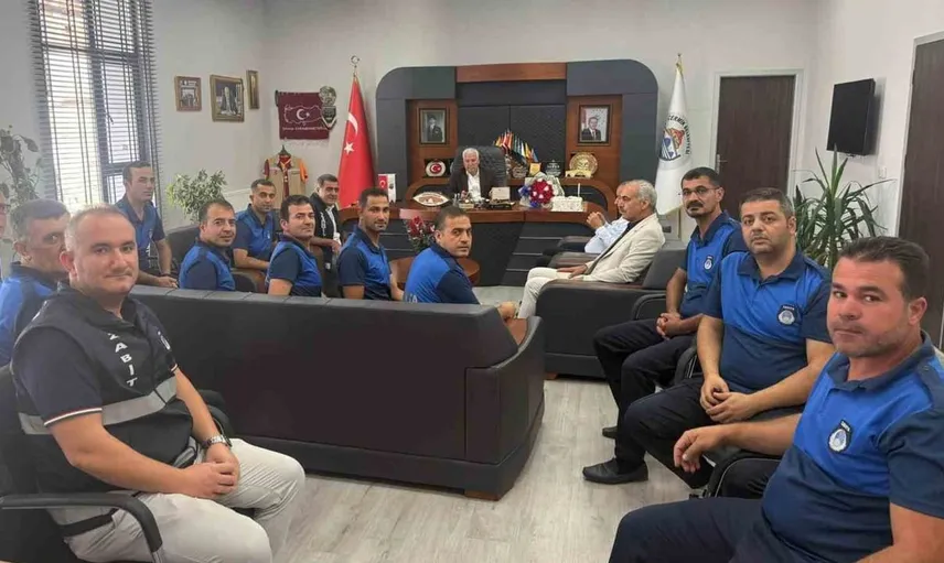 Çermik'te zabıtalar haftası coşkusu: Başkan teşekkür etti