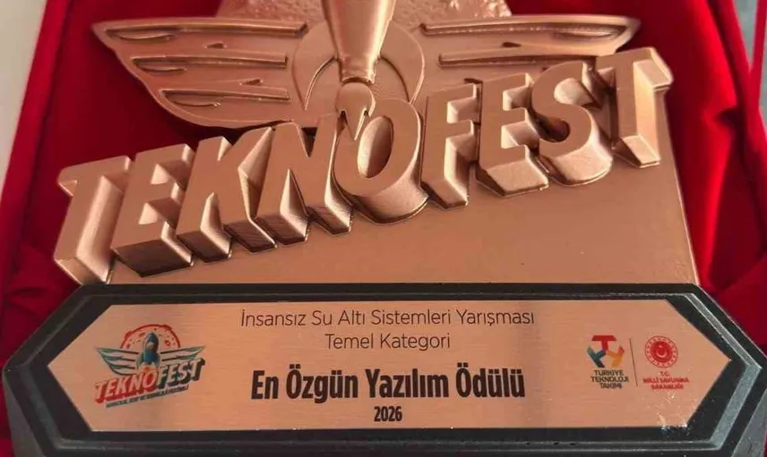 Şahinbey Zağanos Takımı, TEKNOFEST'te özgün yazılım ödülüne layık görüldü