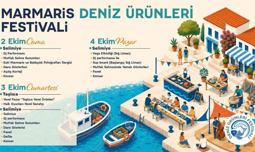 Marmaris deniz ürünleri festivali bu yıl daha geniş kitlelere hitap edecek