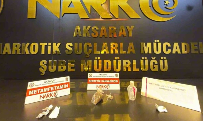 Aksaray'da uyuşturucu operasyonu sonrası 3 kişi tutuklandı