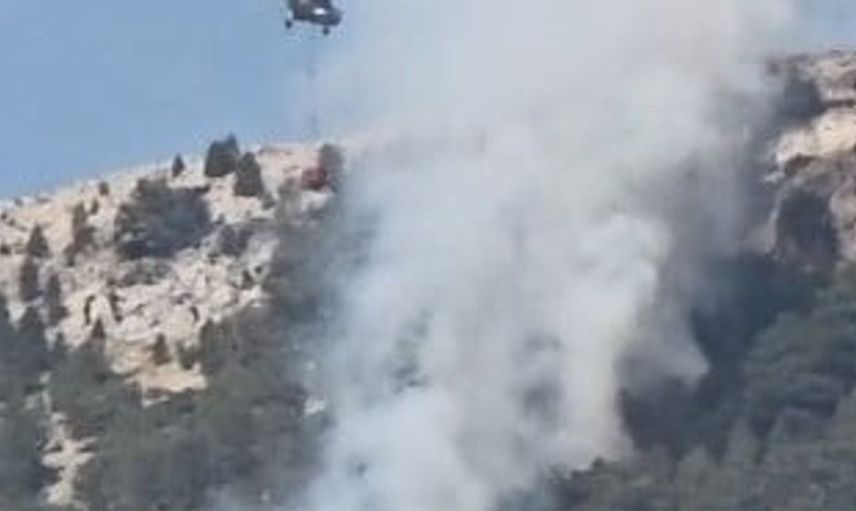 Fethiye'de orman yangınına havadan müdahale devam ediyor