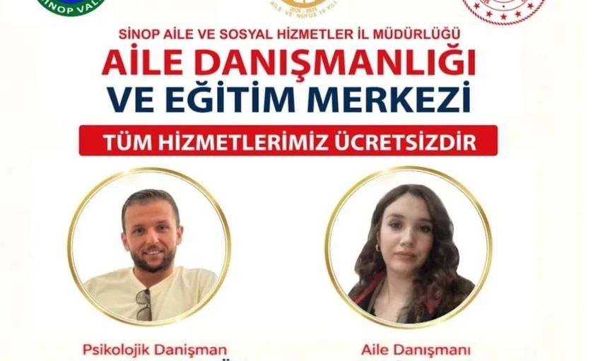Sinop'ta ailelere destek sunan danışmanlık merkezi hizmete açıldı