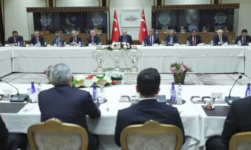 Cumhurbaşkanı Erdoğan, Süper Lig'e yükselen takımlarla bir araya geldi