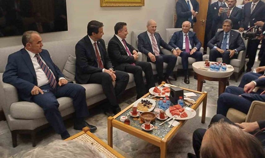 TBMM başkanı kurtulmuş'tan iktidar ve muhalefet kulislerine ziyaret