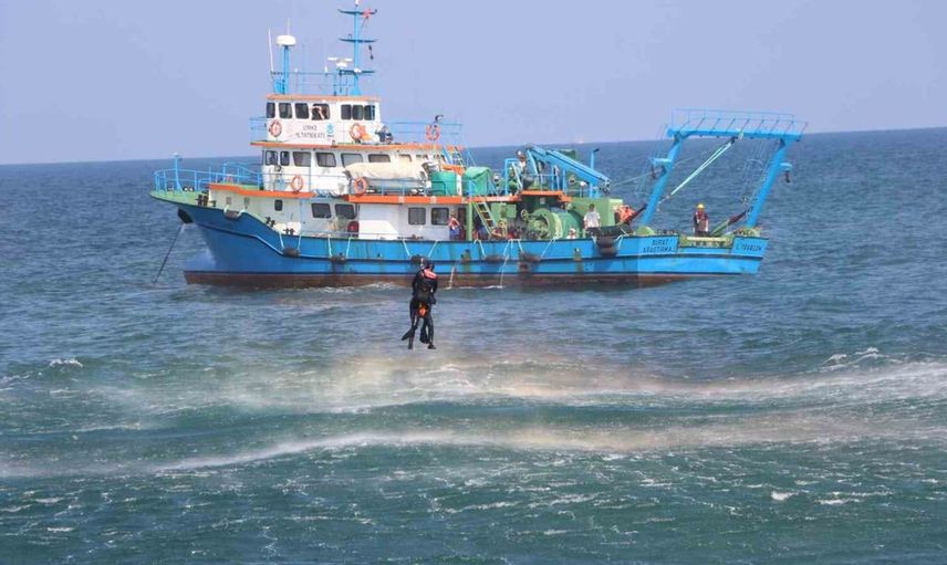 Trabzon'da deniz kazalarına karşı koordinasyon tatbikatı yapıldı