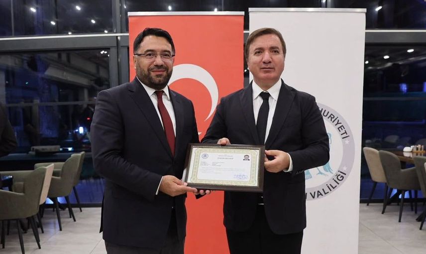 Erzincan il müftüsü için duygusal veda programı düzenlendi
