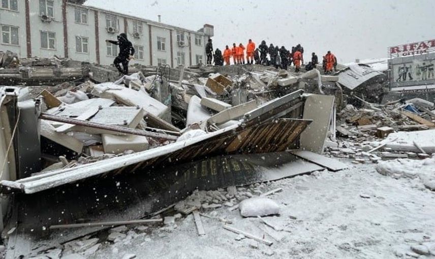 Felaket bölgesindeki hava durumu: Buzlanma uyarısı yapıldı