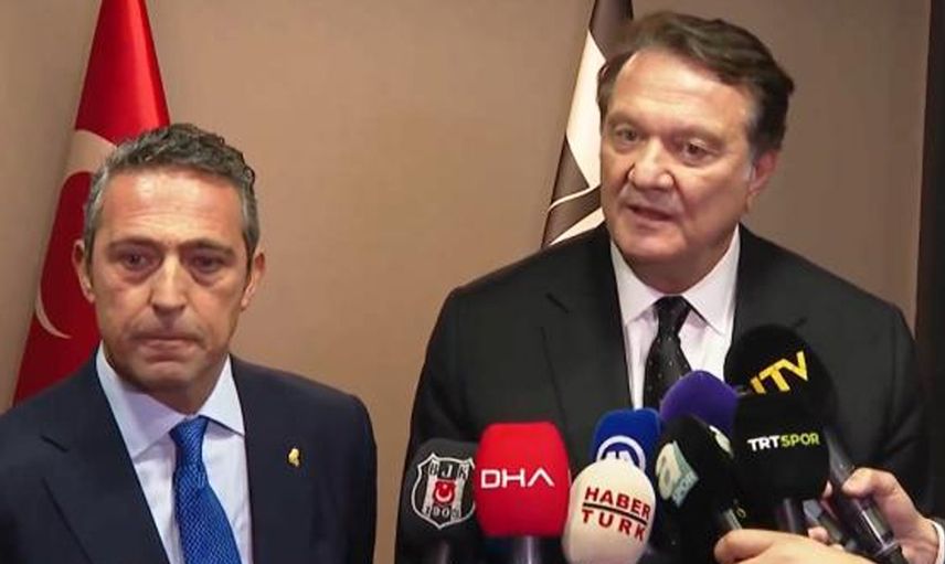 Fenerbahçe'den Beşiktaş'a ziyaret: Dolmabahçe'de Hasan Arat ve Ali Koç zirvesi gerçekleşti