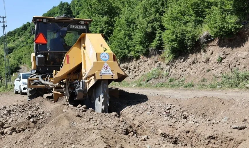 Akkuş'taki 250 haneye yeni içme suyu hattı ulaştı