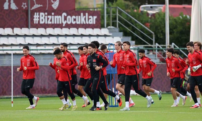 Ümit Milli Takımı Macaristan maçı için hazırlıklarını tamamladı