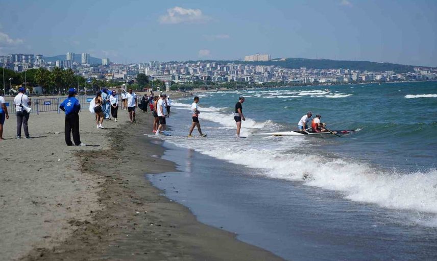 Samsun'da deniz küreği şampiyonası heyecanı başladı