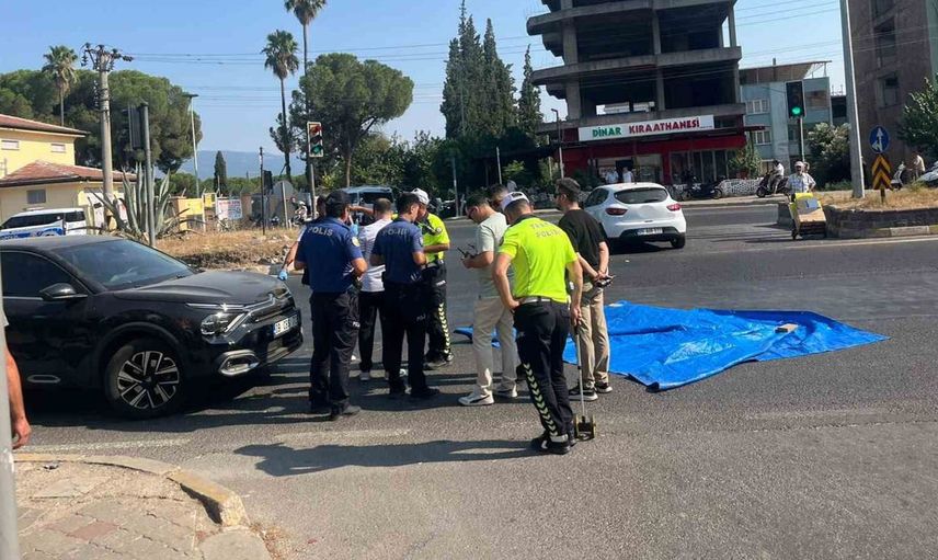 Nazilli'de kural ihlali sonucu meydana gelen trafik kazasında bir kişi hayatını kaybetti