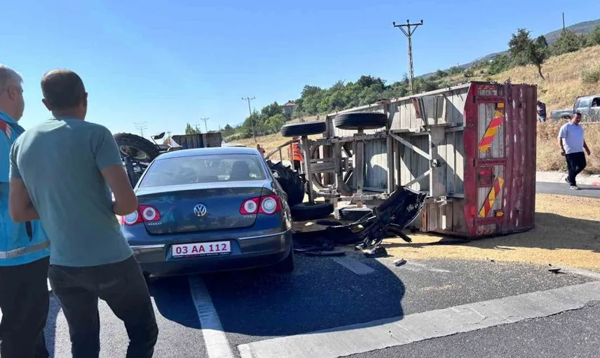 Sultandağı Kaymakamı ve eşi trafik kazasında yaralandı