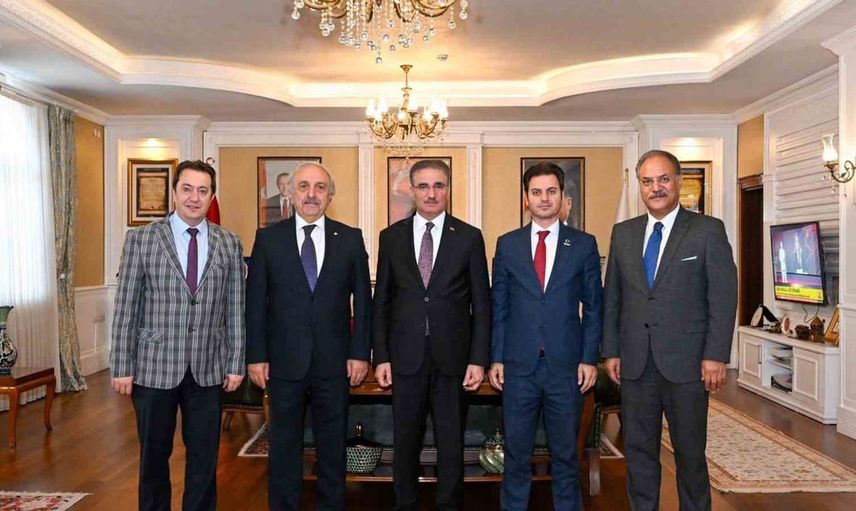 Zengezur koridoru için teşekkür: Erzurum Valisi Aydın Baruş'a destek ziyaretinde bulunuldu