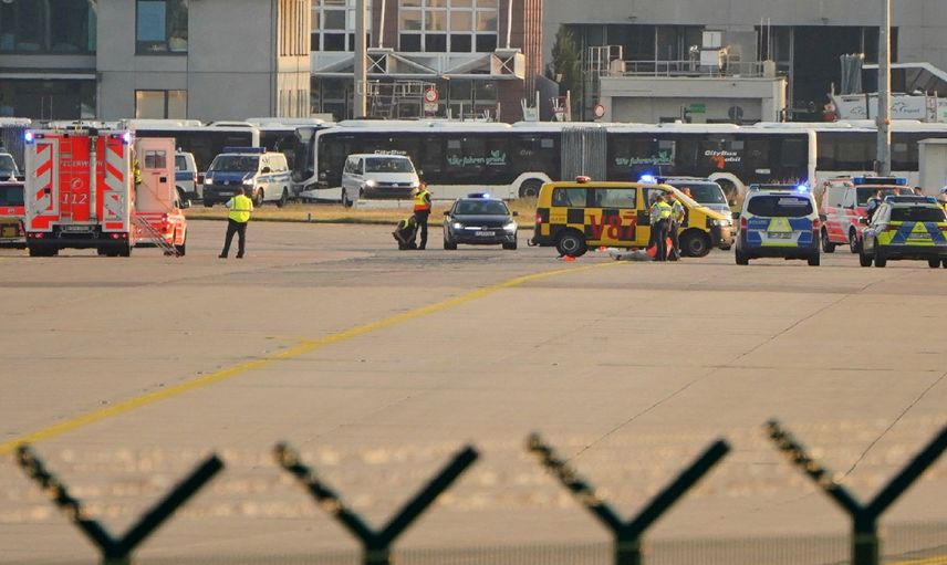 Frankfurt Havalimanı’nda iklim eylemi: 50 uçuş iptal edildi