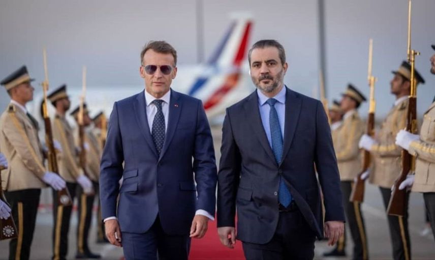 Fransa Cumhurbaşkanı Macron, Suriye'yi ziyaret etti