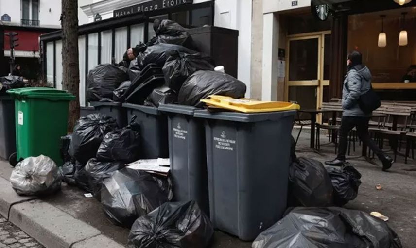 Fransa’da ayaklanma başladı: Paris çöp şehre döndü