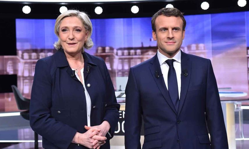 Fransa'da cumhurbaşkanı seçiminin ilk turu sonuçlandı: Macron ve Le Pen ikinci turda yarışacak!