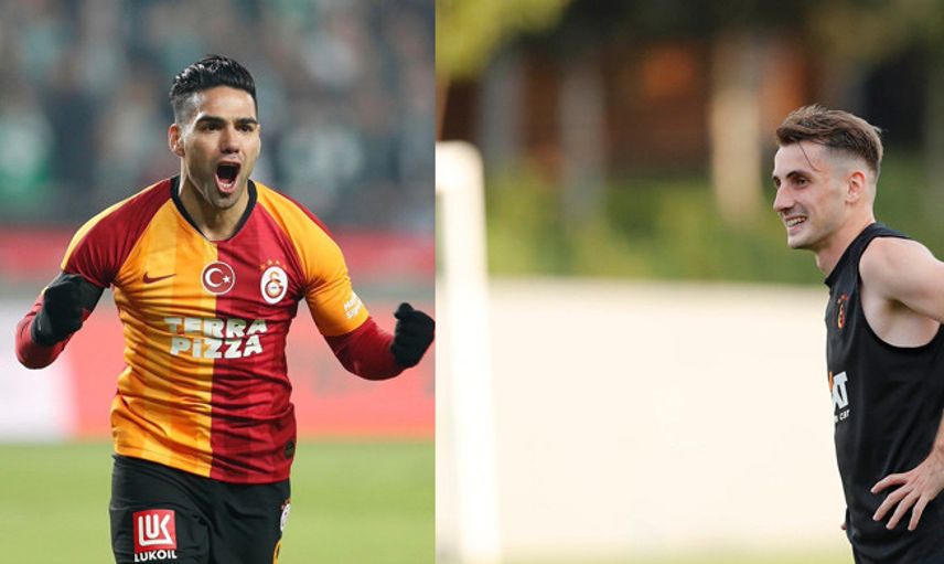 Galatasaray'da Falcao ile Kerem Hastaneye Kaldırıldı