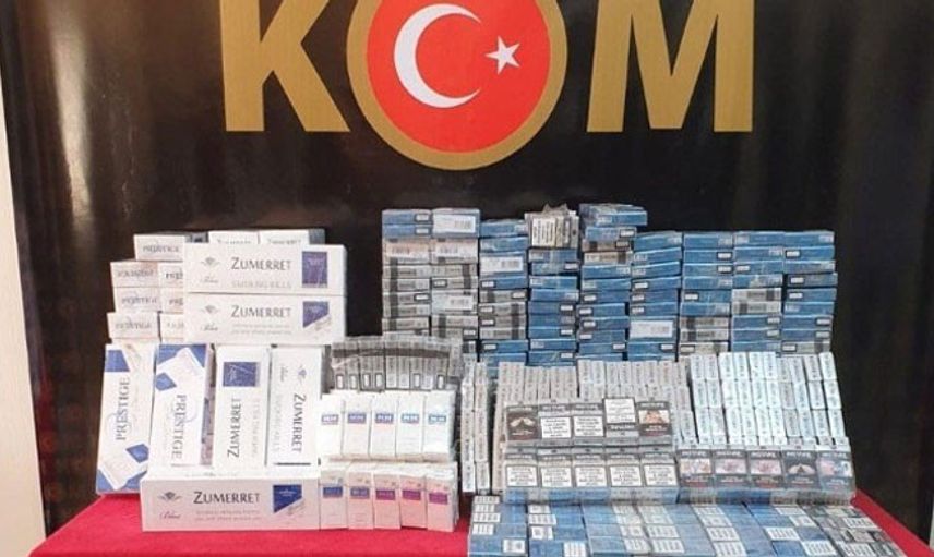 Gaziantep'te 4 Bin 680 Paket Kaçak Sigara Ele Geçirildi