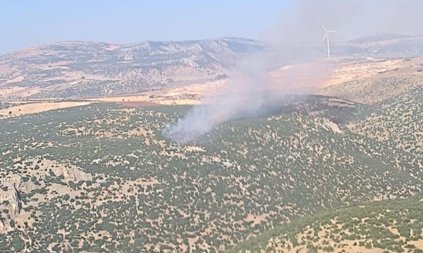 Gaziantep'te çıkan orman yangını havadan ve karadan müdahaleyle kontrol altına alındı