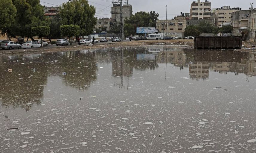 Gazze yağmur sularına teslim: Şiddetli yağmur yağışı Filistinlileri zor durumda bırakıyor!