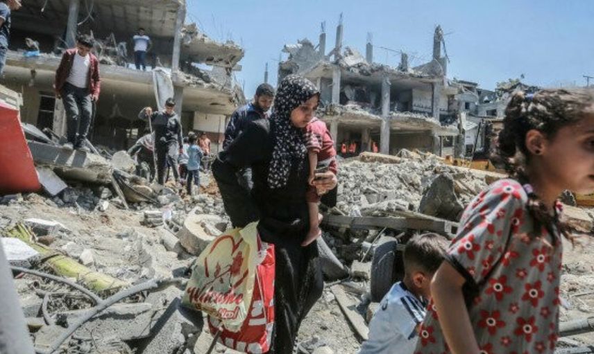 Gazze’de çocukların isyanı göz doldurdu:”Yorulduk ey dünya!”