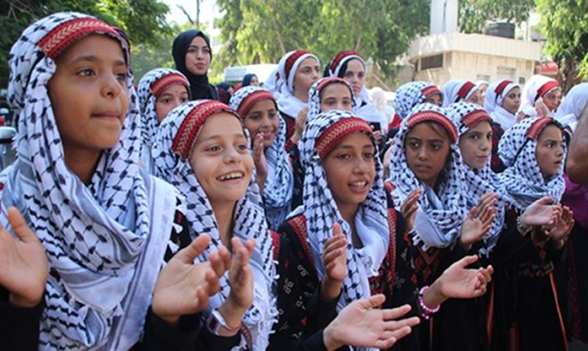 Gazze'de Geleneksel Filistin Giysileri Günü