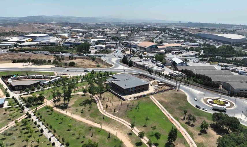 Gebze yeni itfaiye hizmet binası inşası sürüyor