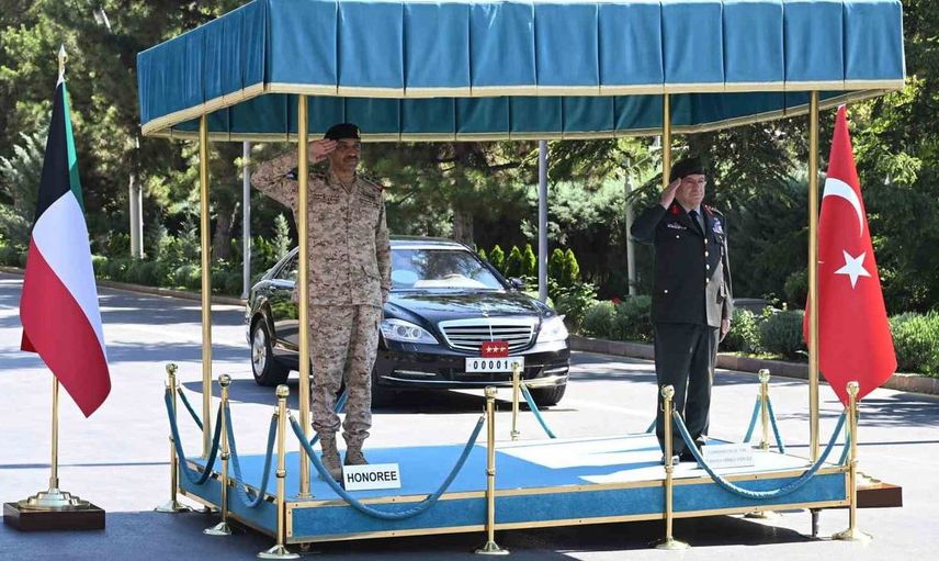 Genelkurmay başkanı bayraktaroğlu, kuveytli mevkidaşı al shariaan ile görüştü
