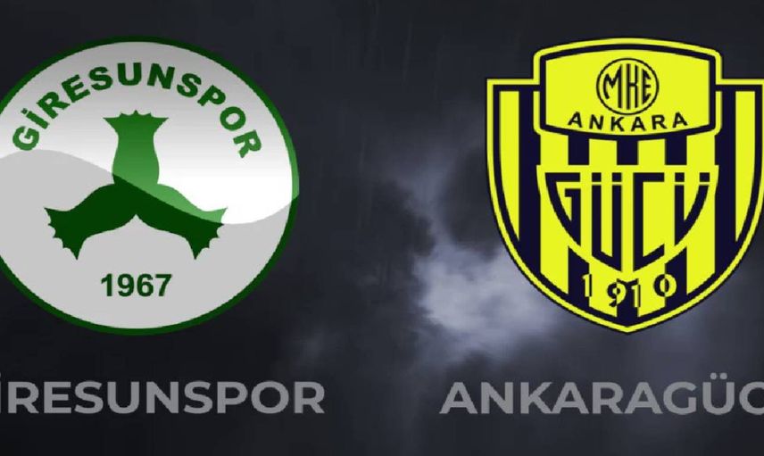 Giresunspor Ankaragücü canlı izle: Giresunspor Ankaragücü maçı hangi kanalda ve ne zaman? Giresunspor Ankaragücü hakemi kim oldu?