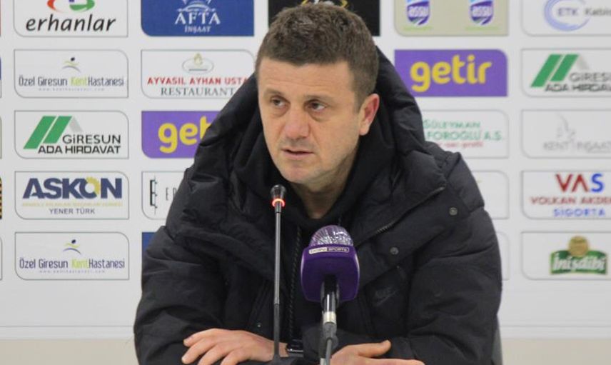 Giresunspor'da Hakan Keleş Kasımpaşa Mağlubiyeti Hakkında Konuştu