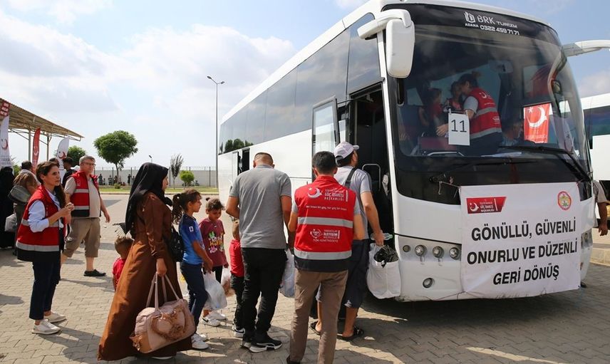 Gönüllü Geri Dönüş: Adana'dan 691 Suriyeli Ülkesine Uğurlandı