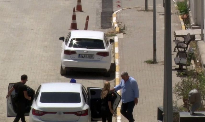 Gözaltına alınan yapımcı Mehmet Fatih Aksoy, Adli Tıp Kurumu'nda kan ve saç örneği verdi