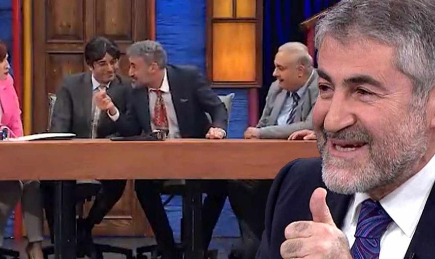 Güldür Güldür Bakan Nebati skeci kırdı geçirdi! Bakan Nebati sosyal medyadan yanıt verdi